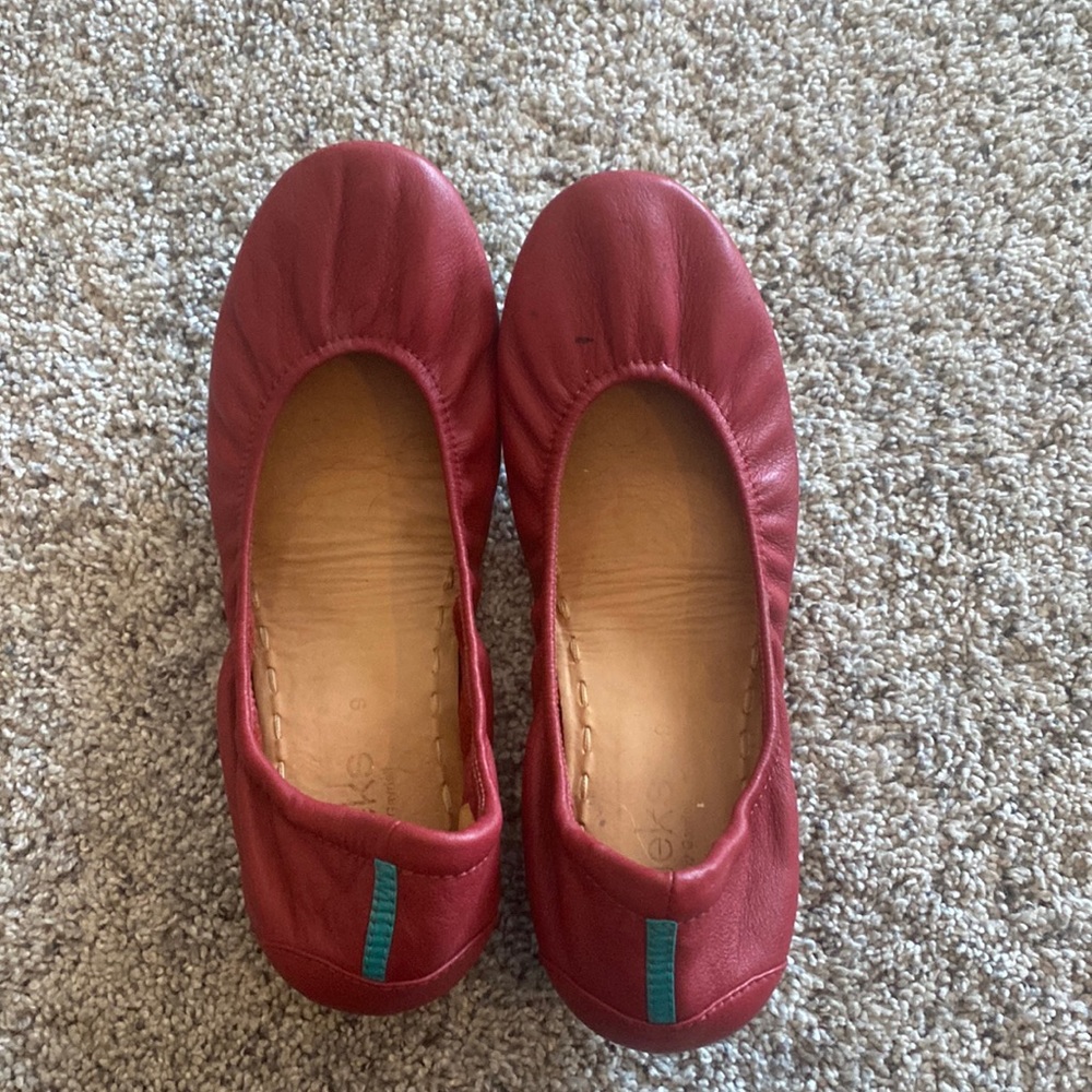 Red Tieks.